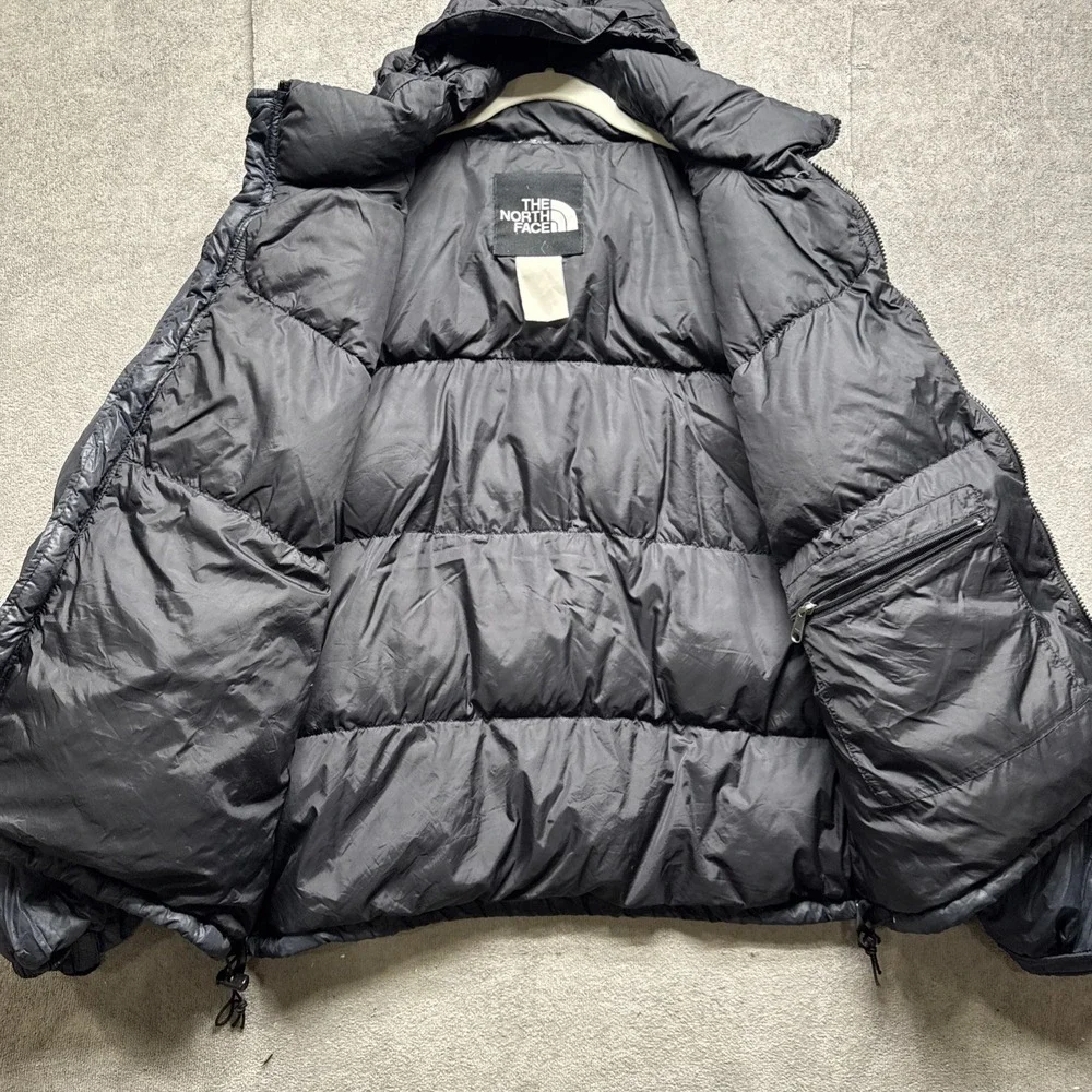 Vtg‎ 90s The North Face Jacket Mens L Blue TNF Nuptse NF002YO Puffer 700 Down